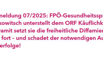 Reporter ohne Grenzen: Störmeldung 06/2025